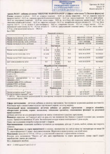 Сертифікат захисна формула NSP